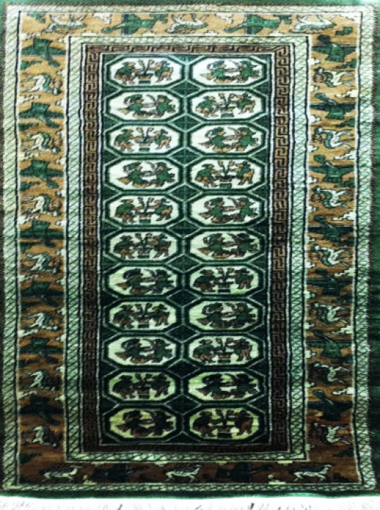 Thảm trang trí tơ tằm N19