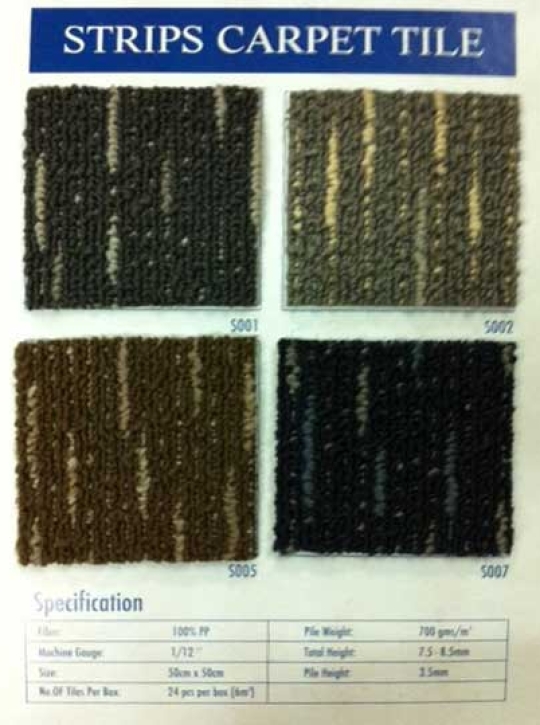 Thảm gach Strips carpet
